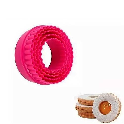 Yuvarlak T�rt�kl� Kek & Kurabiye Kal�b� 5li