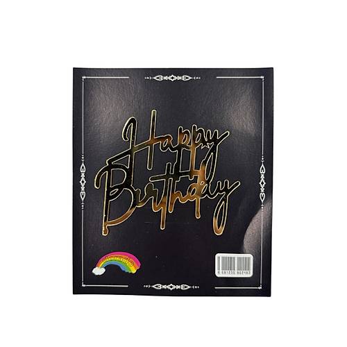Happy Birthday Pleksi Gold