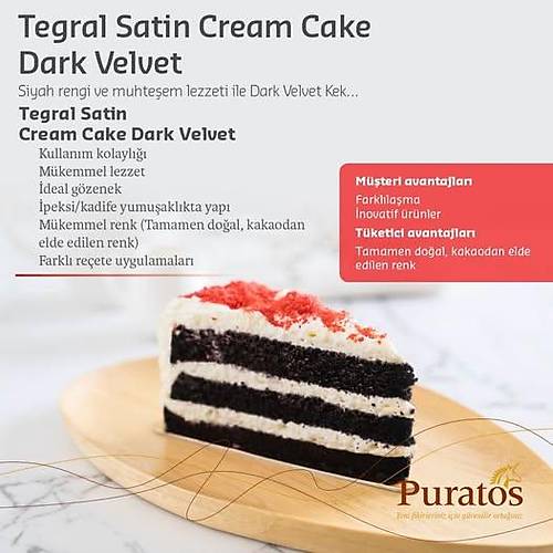 Puratos Siyah Velvet Mix 1Kg