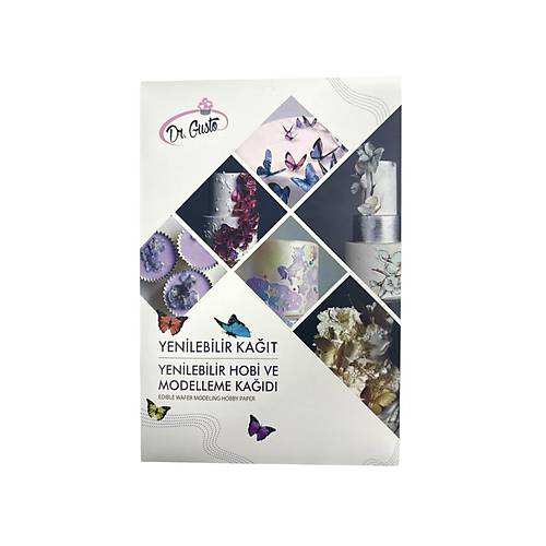 Dr Gusto Yenilebilir Modelleme Ka��d� Beyaz (100 ad)