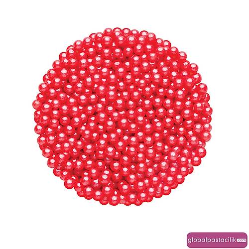 Kırmızı 2 mm Boncuk Sprinkles 45gr