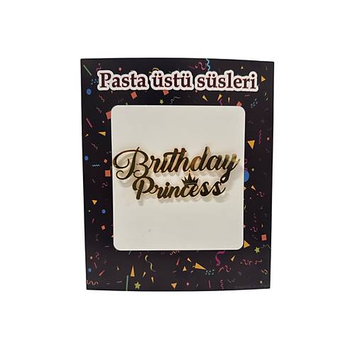 Birthday Princess Pleksi Gold