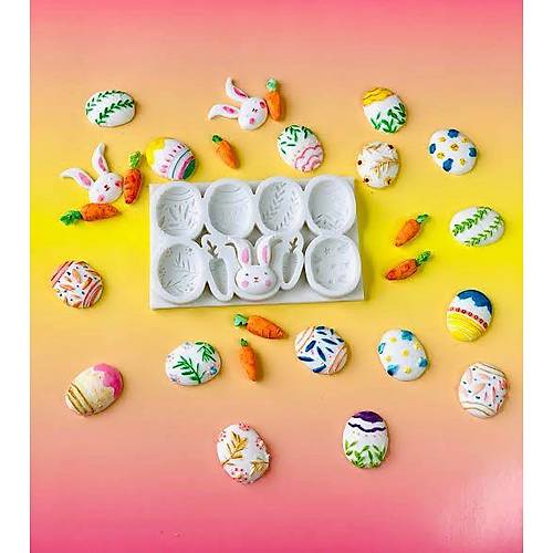 Silikon Fondan Kal�b� Paskalya Temal�