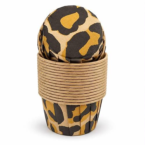 Leopar Cupcake Kaps�l� 50'li