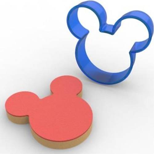 Mickey Mouse Polikarbon Kurabiye Kalıbı