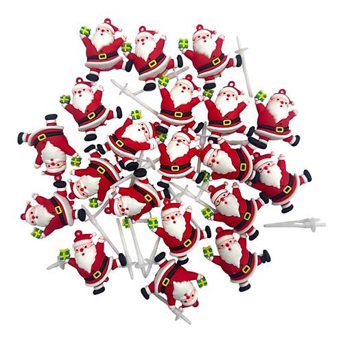 Silikon Noel Baba Pasta S�s� 5 Adet