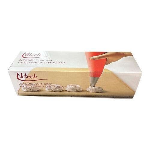 Pipe-�t Nitach K�rm�z� Krema S�kma Torbas� 26x50cm 72ad