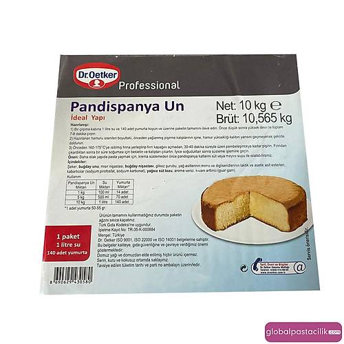 Dr. Oetker Sade Pandispanya Kek Karm 10kg