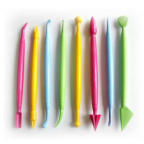 Plastik Marzipan Set 8li