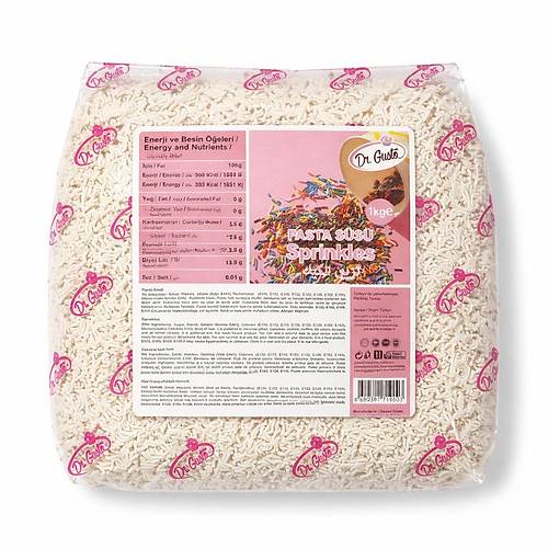 Dr Gusto Renkli Gran�l Pasta S�s� 1kg