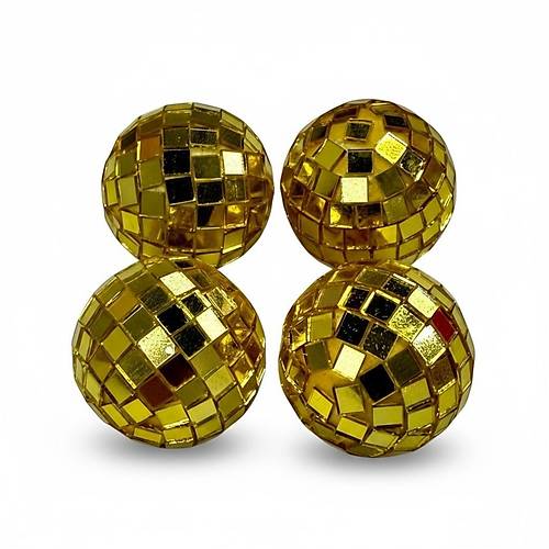 Gold Disko Topu 4cm 4 Adet