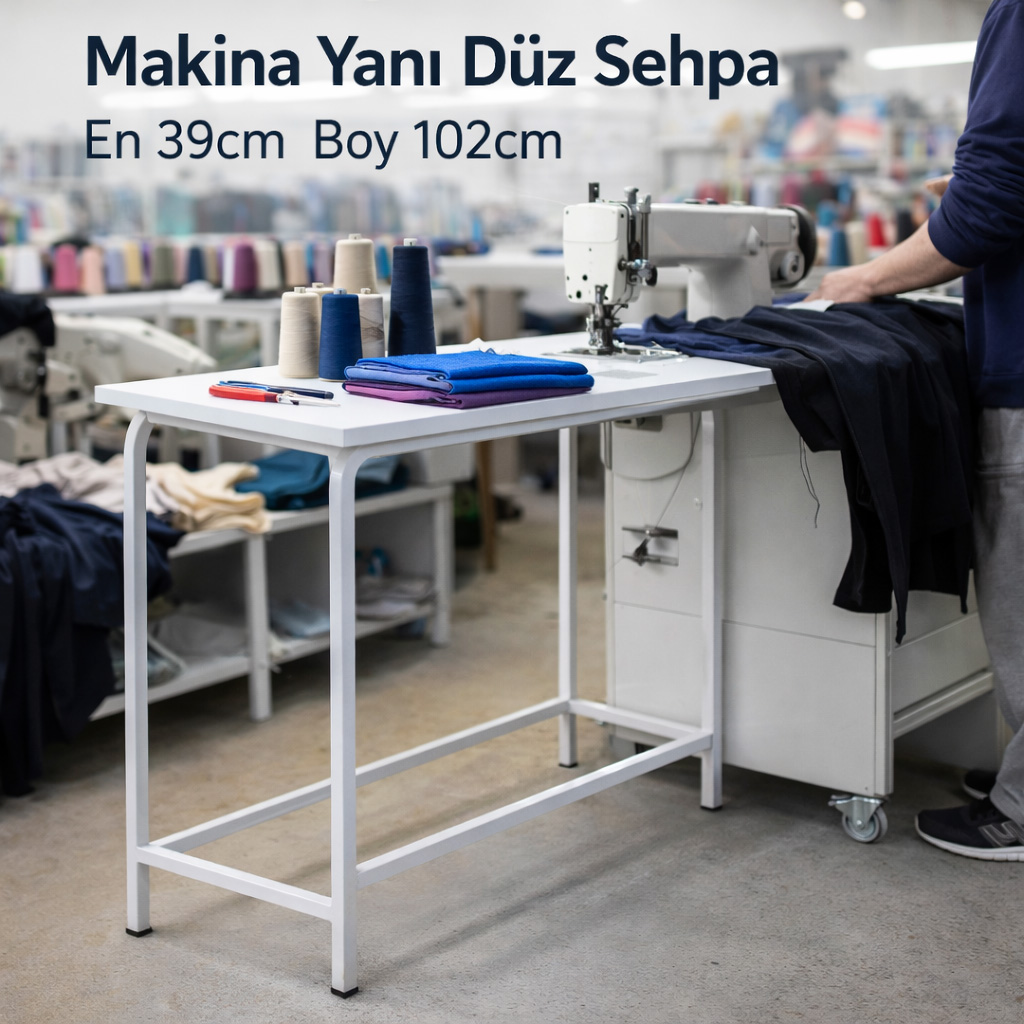 Makina Yan� D�z Sehpa En 39cm Boy 102cm
