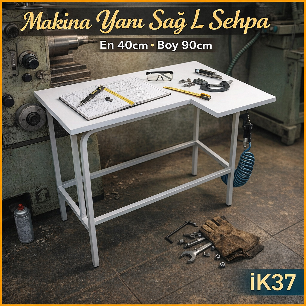 Makina Yan� Sa� L Sehpa En 40cm Boy 90cm