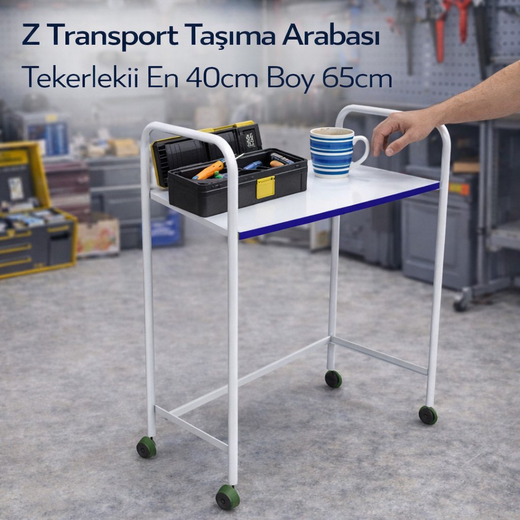 Z Transport Ta��ma Arabas� Tekerlekli En 40cm Boy 65cm