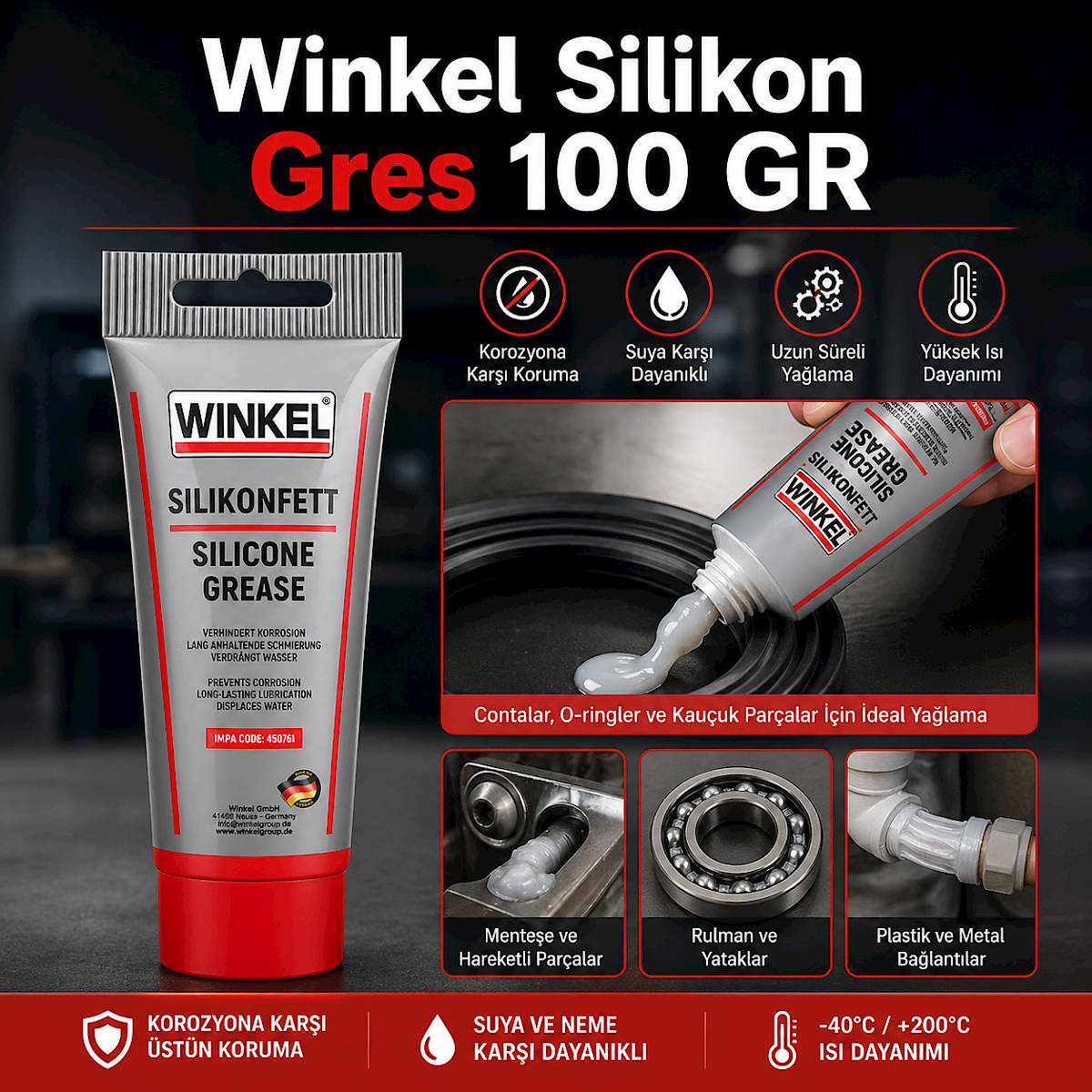 Winkel Silikon Gres 100 GR