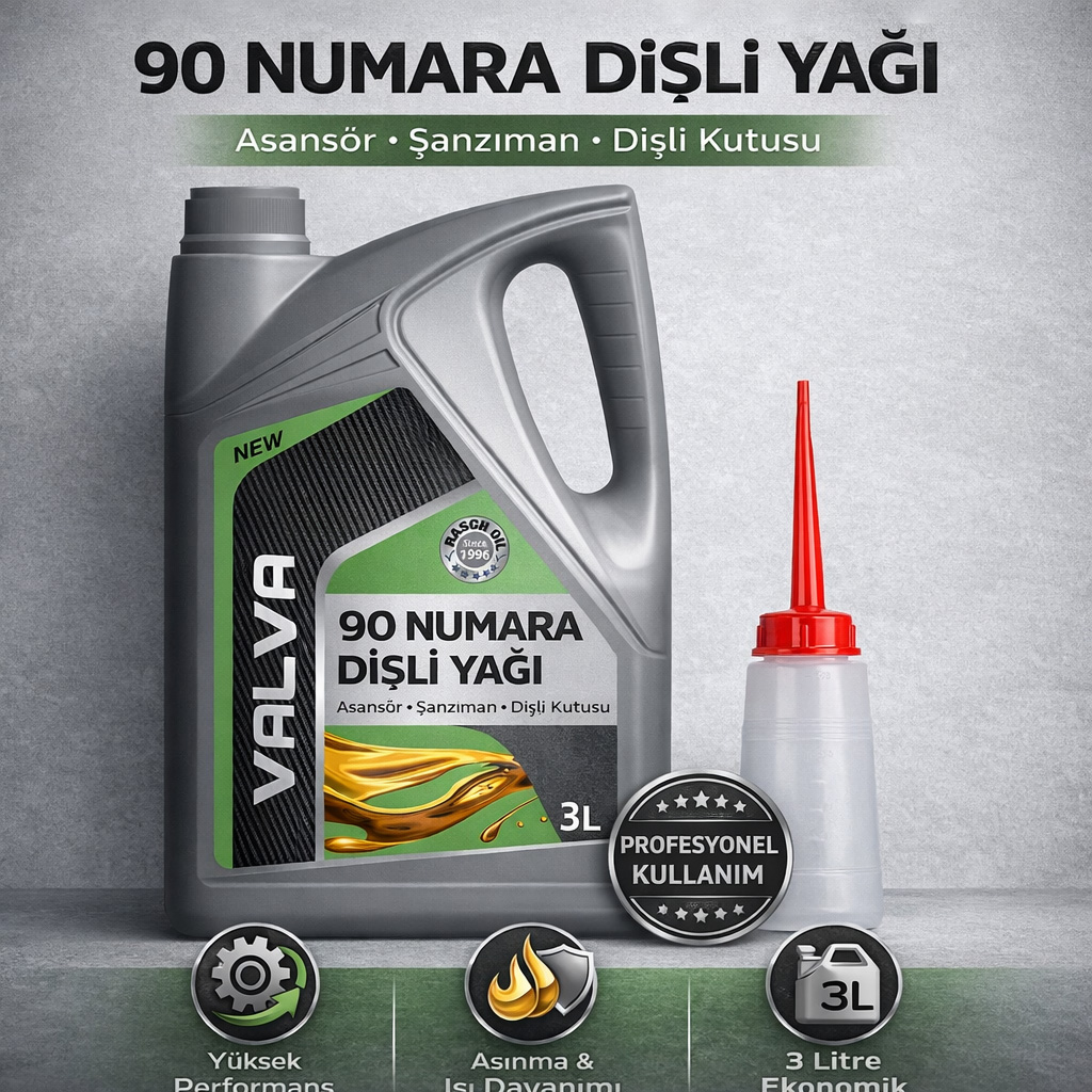 90 Numara 3 Litre Asansör - Şanzıman ve Dişli Kutusu Yağı