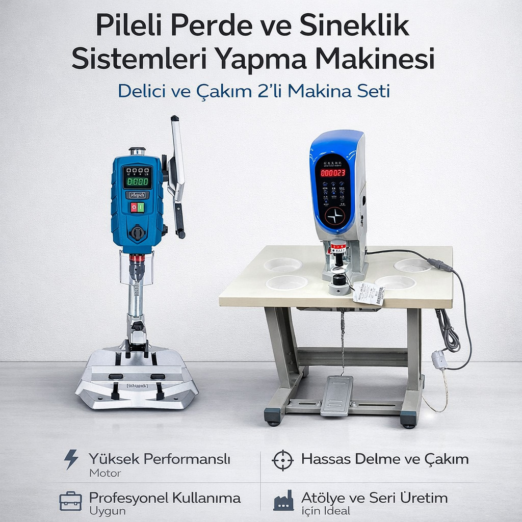 Pileli Perde Ve Sineklik Sistemleri Yapma Makinesi