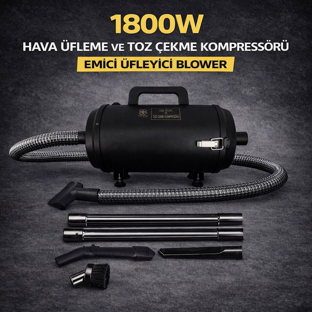 1800W Hava �fleme ve Toz �ekme Kompres�r� � Emici �fleyici Blower