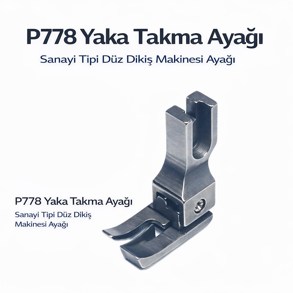 P778 Yaka Takma Aya�� Sanayi Tipi D�z Diki� Makinesi Aya��