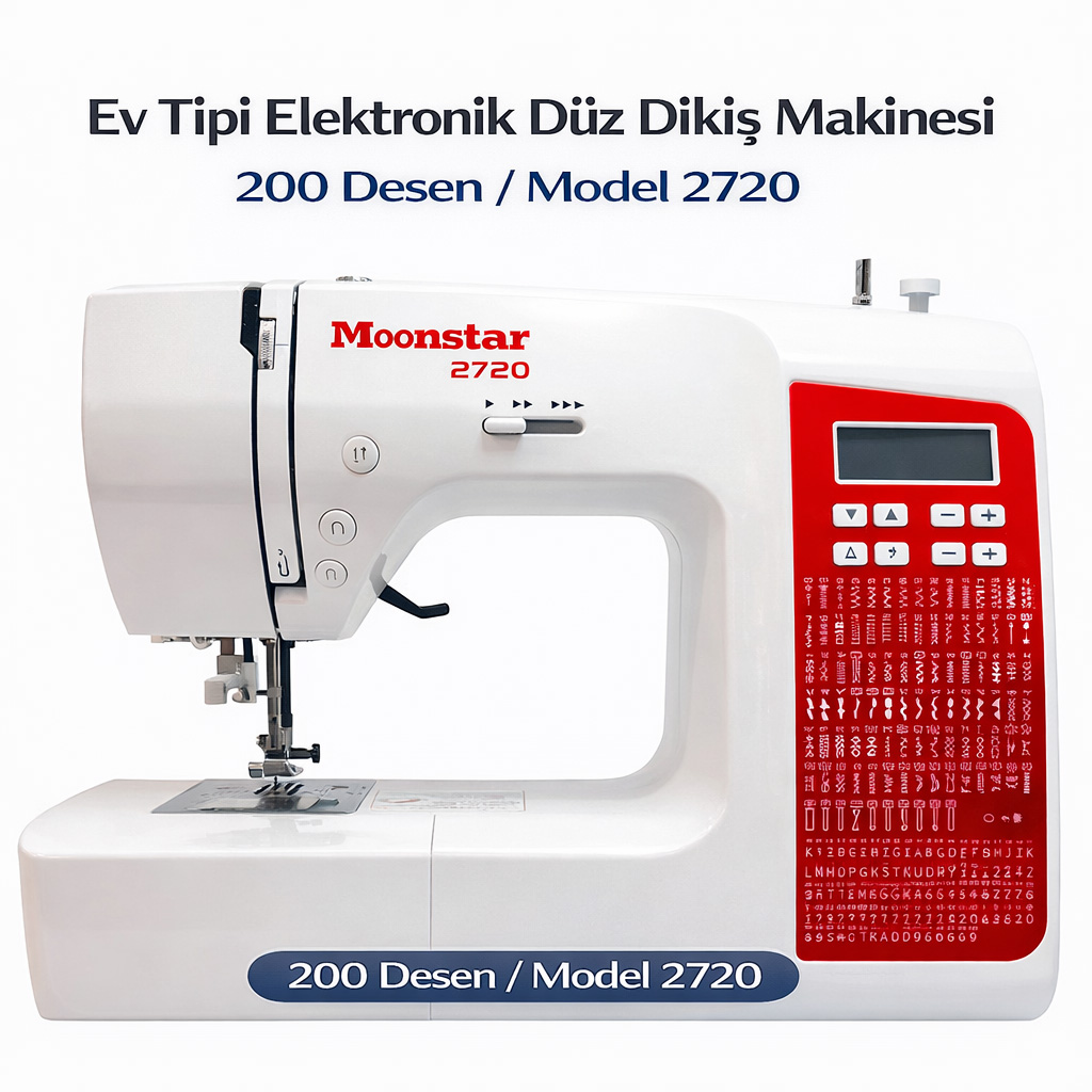 Ev Tipi Elektronik D�z Diki� Makinesi 200 Desen / Model 2720