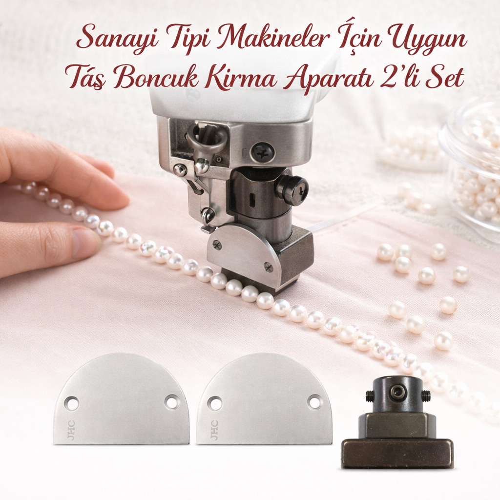 Sanayi Tipi Makineler ��in Uygun Ta� Boncuk K�rma Aparat� 2 li Set