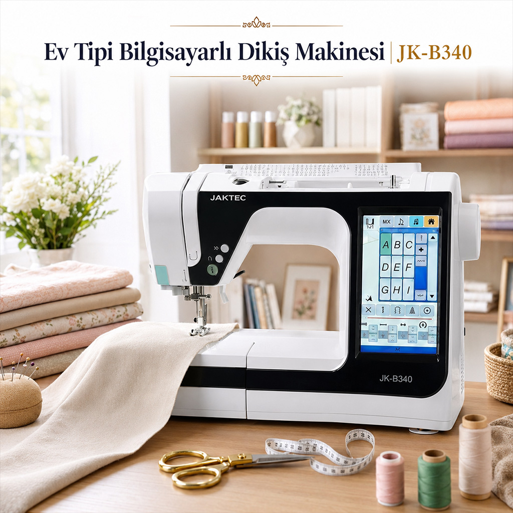 Ev Tipi Bilgisayarl� Diki� Makinesi | JK-B340
