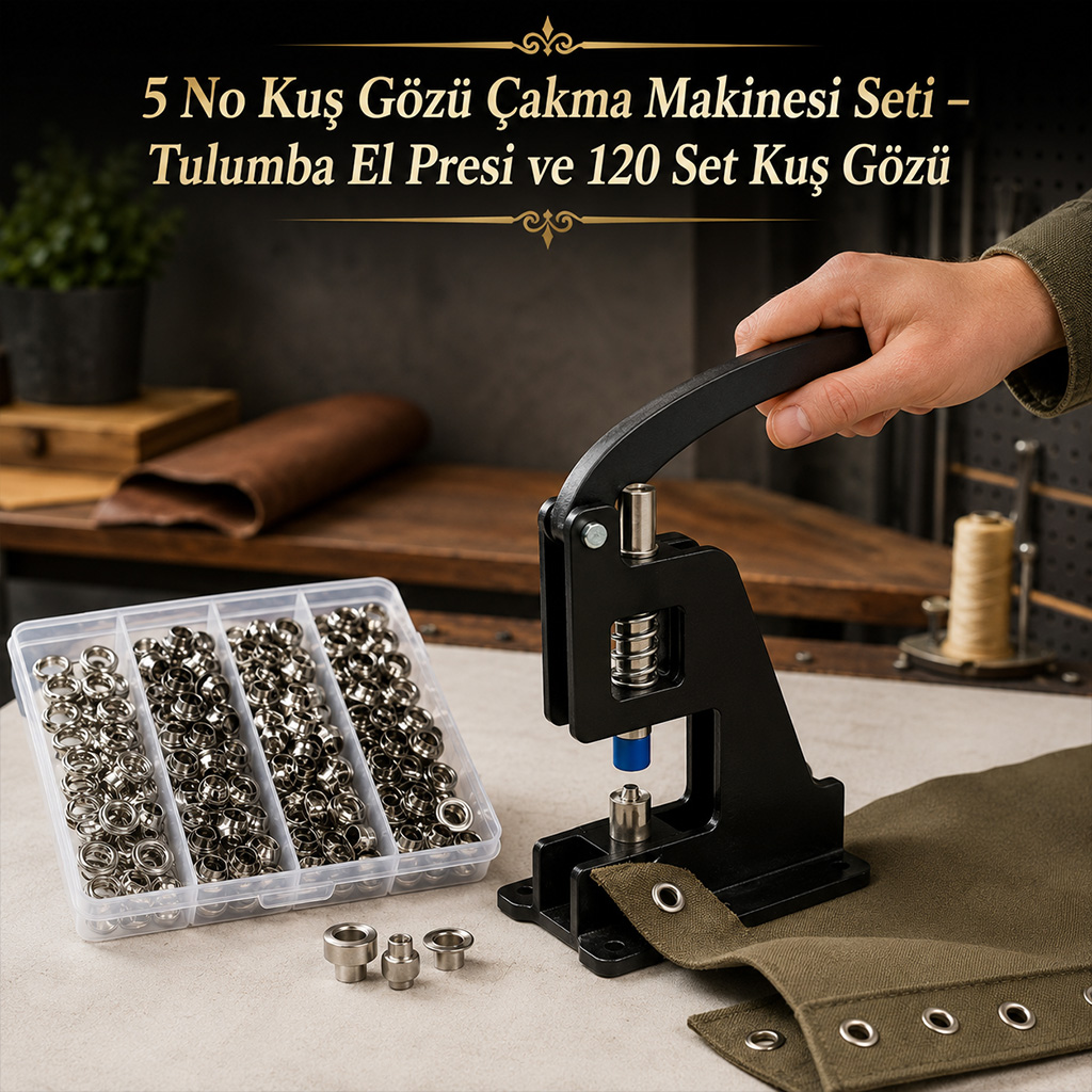 5 No Ku� G�z� �akma Makinesi Seti � Tulumba El Presi ve 120 Set Ku� G�z�
