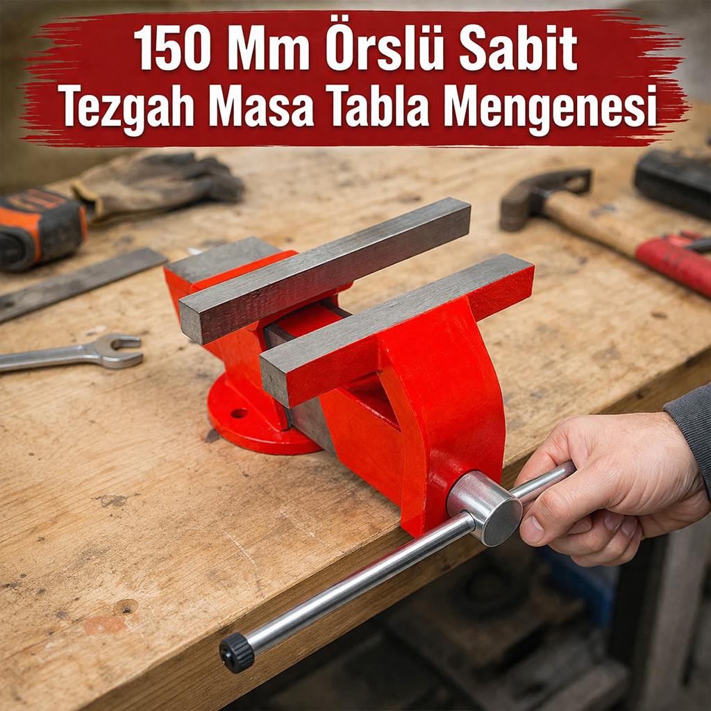 150 Mm �rsl� Sabit Tezgah Masa Tabla Mengenesi