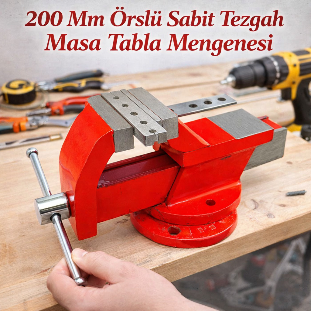 200 Mm �rsl� Sabit Tezgah Masa Tabla Mengenesi