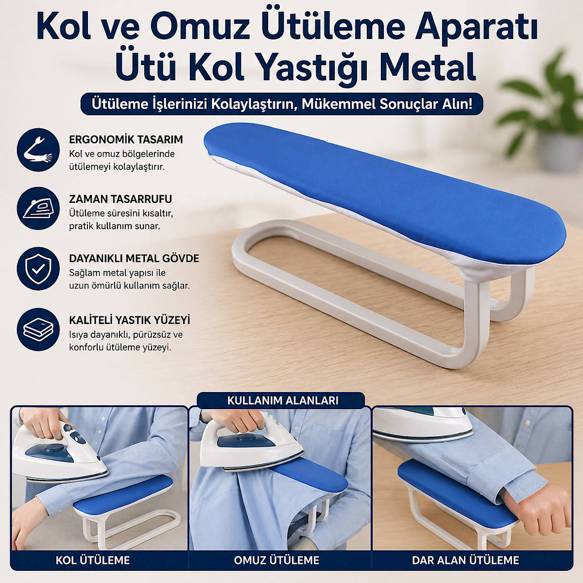 Kol ve Omuz �t�leme Aparat� �t� Kol Yast��� Metal