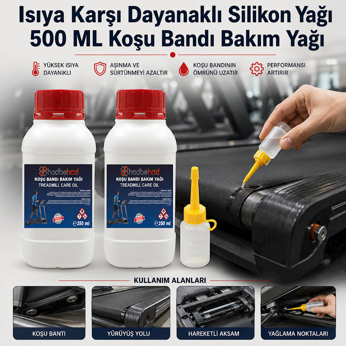 Is�ya Kar�� Dayanakl� Silikon Ya�� 500 ML Ko�u Band� Bak�m Ya��