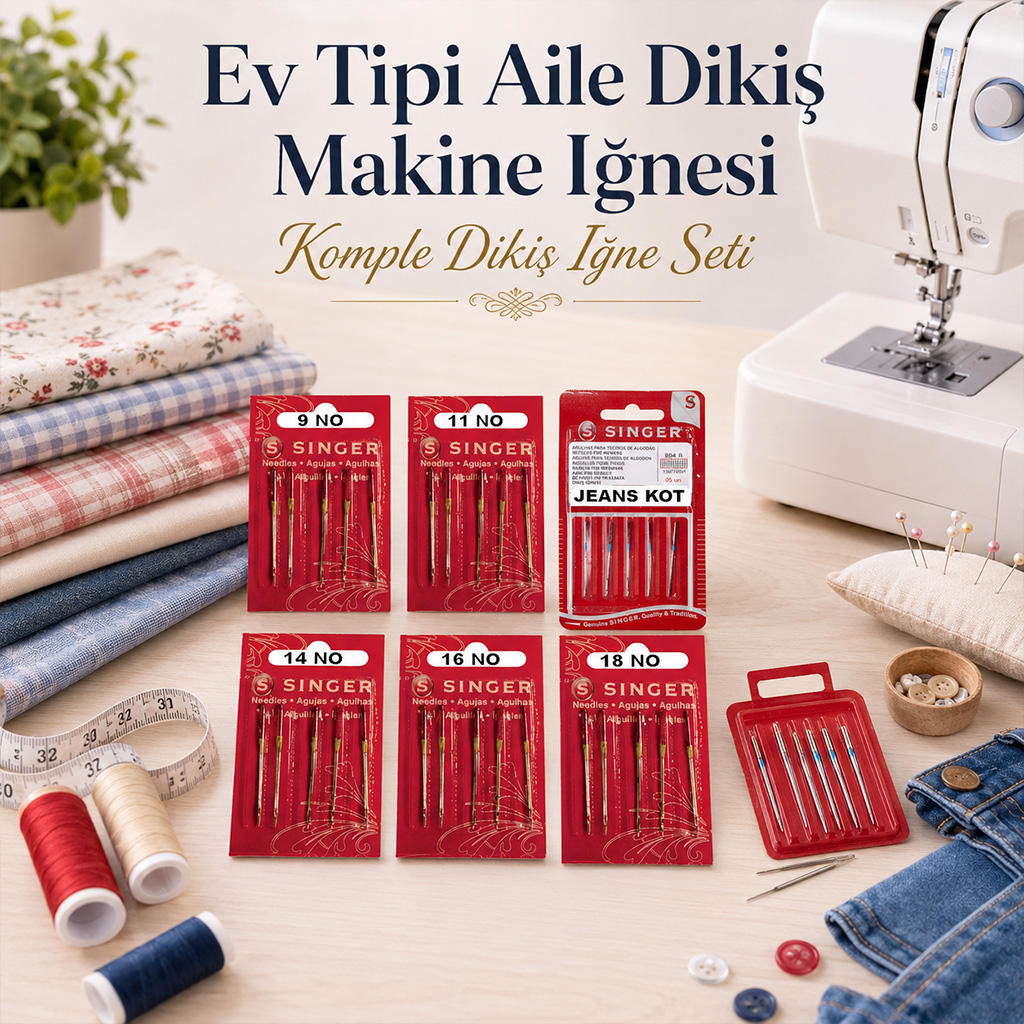 Ev Tipi Aile Diki� Makine ��nesi Komple Diki� ��ne Seti