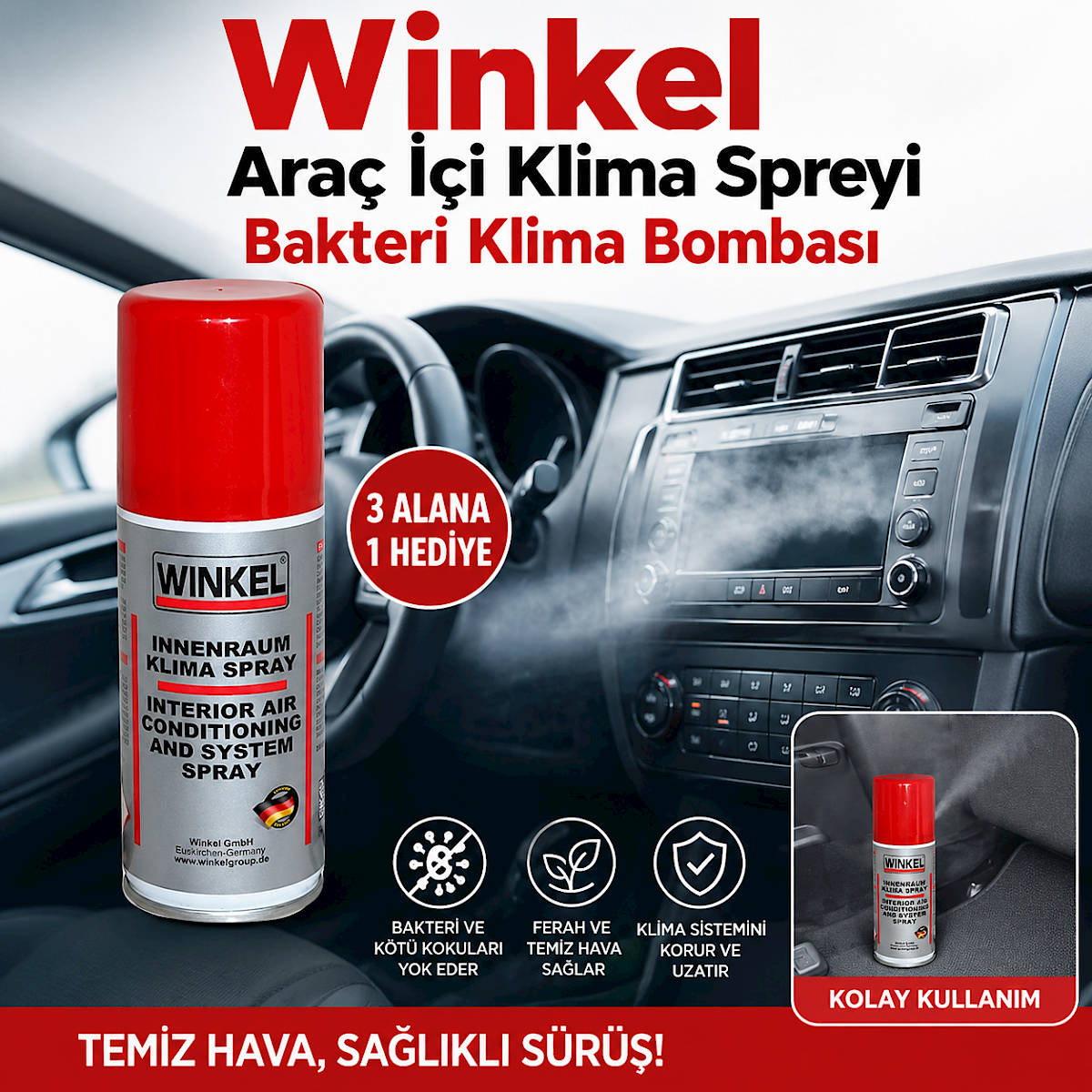 Winkel Ara� ��i Klima Spreyi Bakteri Klima Bombas�