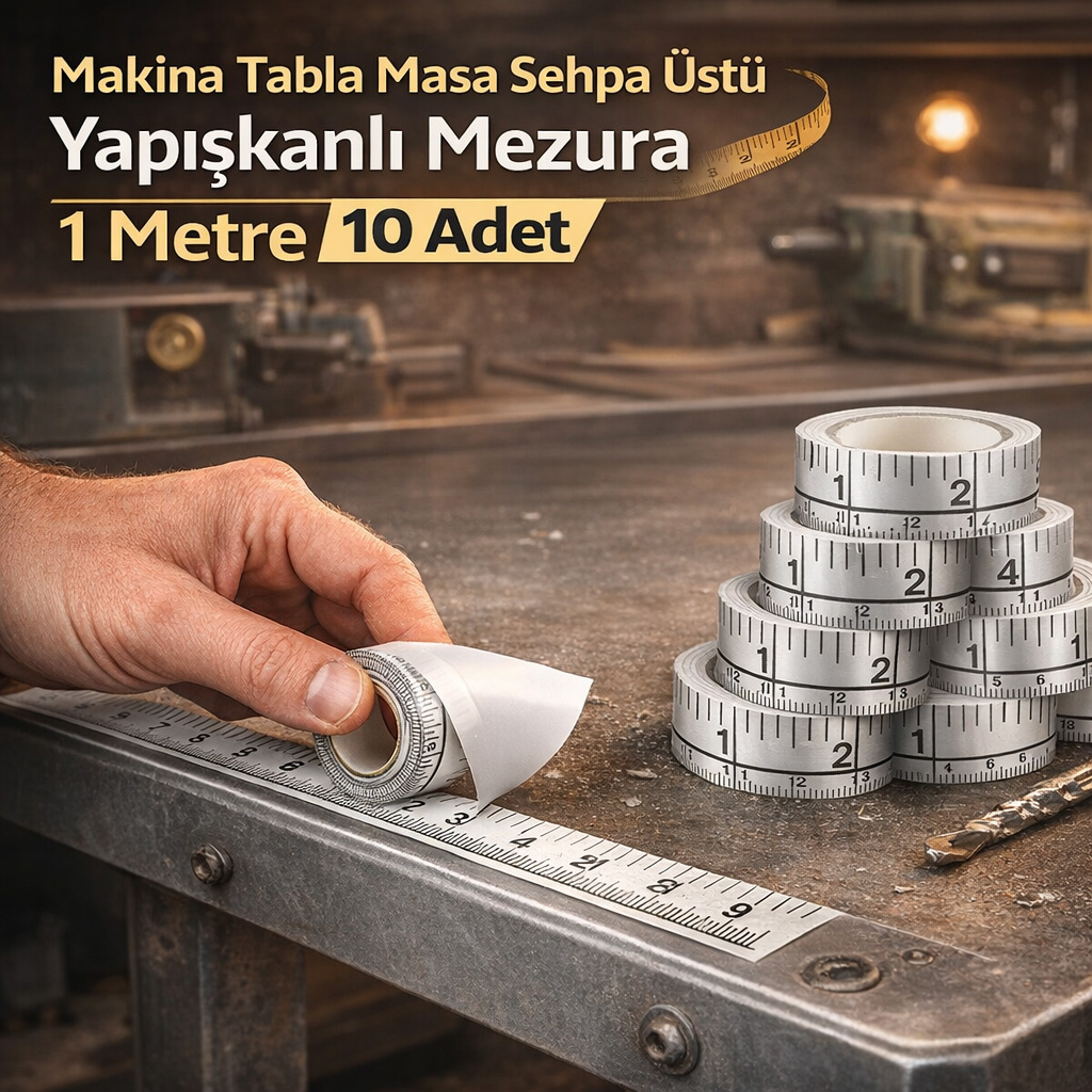 Makina Tabla Masa Sehpa �st� Yap��kanl� Mezura 