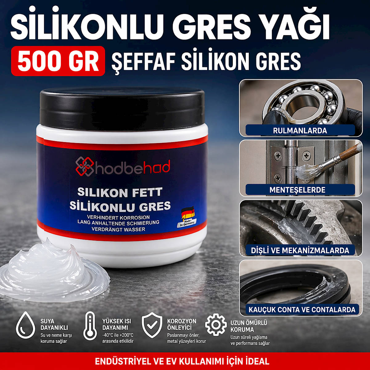 Hodbehod Silikon Gres 500 GR