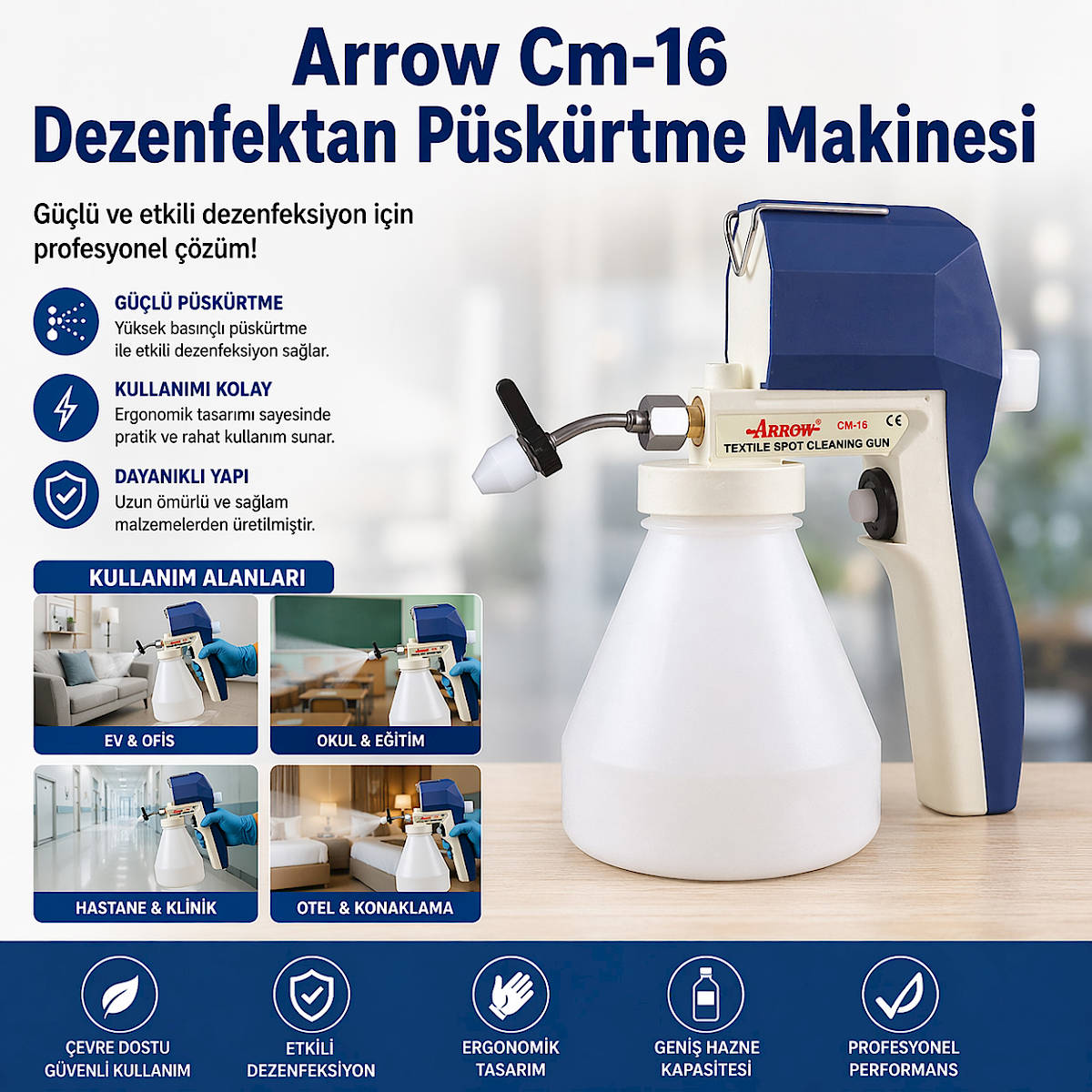 Arrow Cm-16 Dezenfektan P�sk�rtme Makinesi