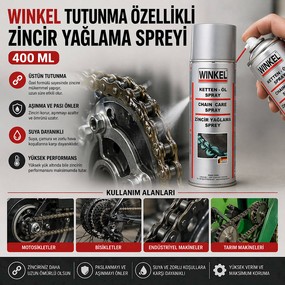 WINKEL Zincir Ya�lama Spreyi
