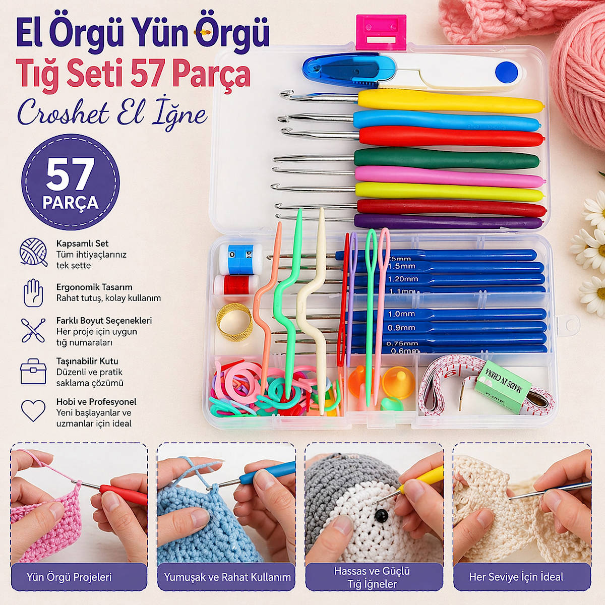 El �rg� Y�n �rg� T�� Seti 57 Par�a Croshet ��ne