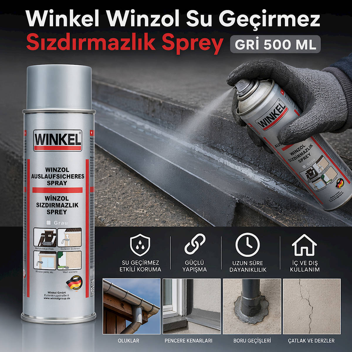 Winkel Winzol Su Ge�irmez S�zd�rmazl�k Sprey GR� 500 ML