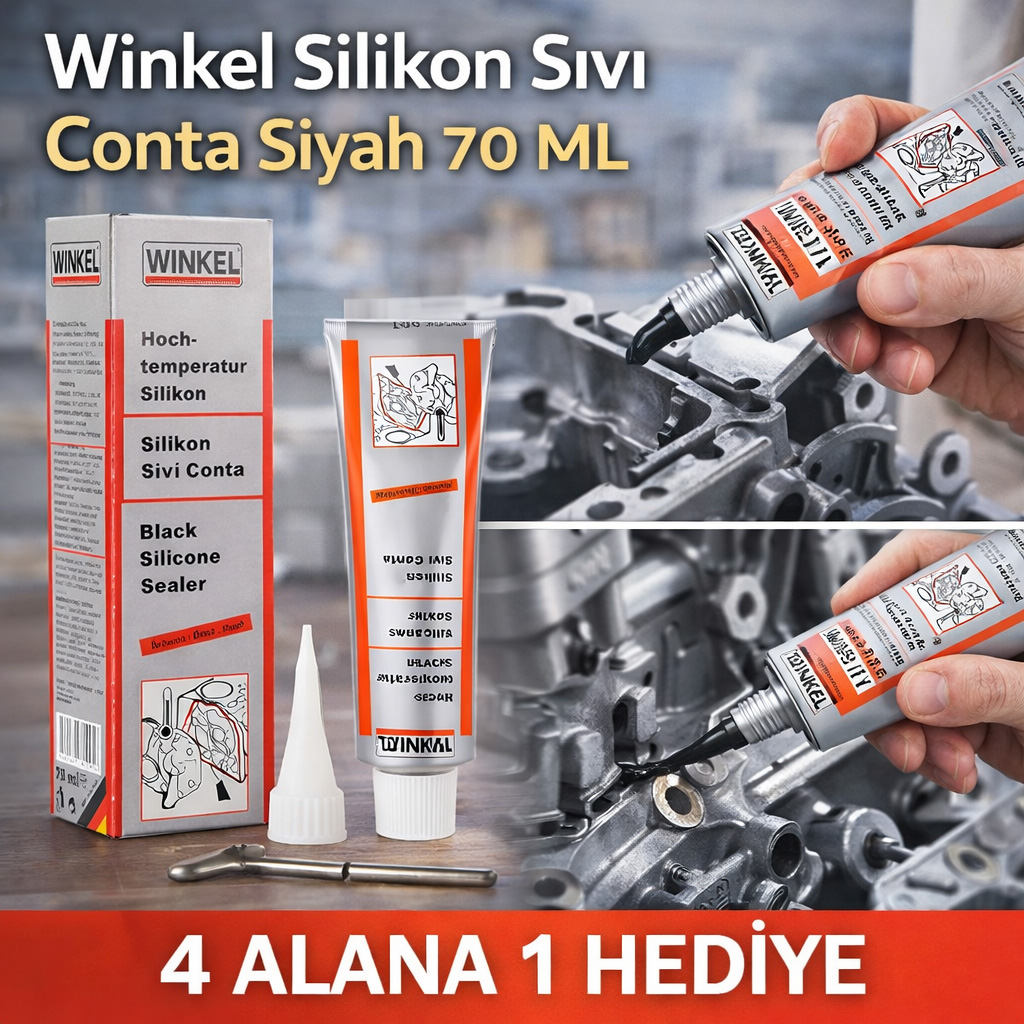 Winkel Silikon S�v� Conta Siyah 70 ML