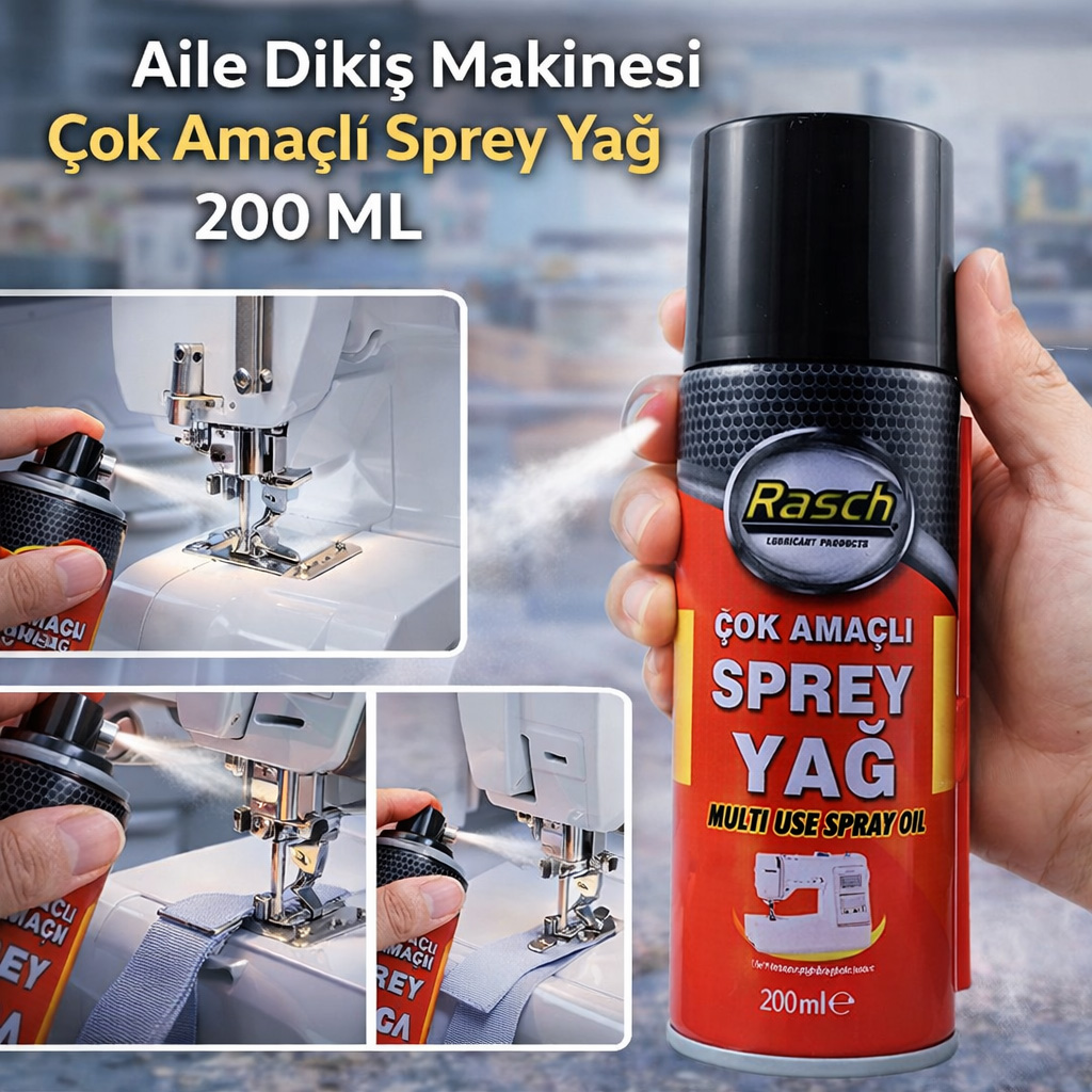 Aile Diki� Makinesi �ok Ama�l� Sprey Ya� 200 ML