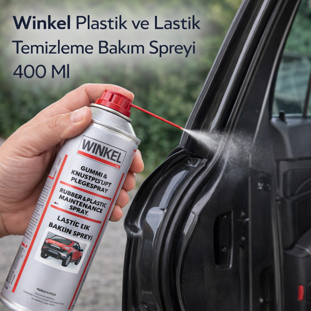 Winkel Plastik ve Lastik Temizleme Bak�m Spreyi 400 Ml