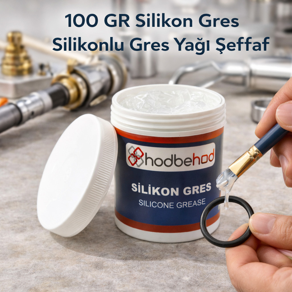 100 GR Silikon Gres Silikonlu Gres Ya�� �effaf