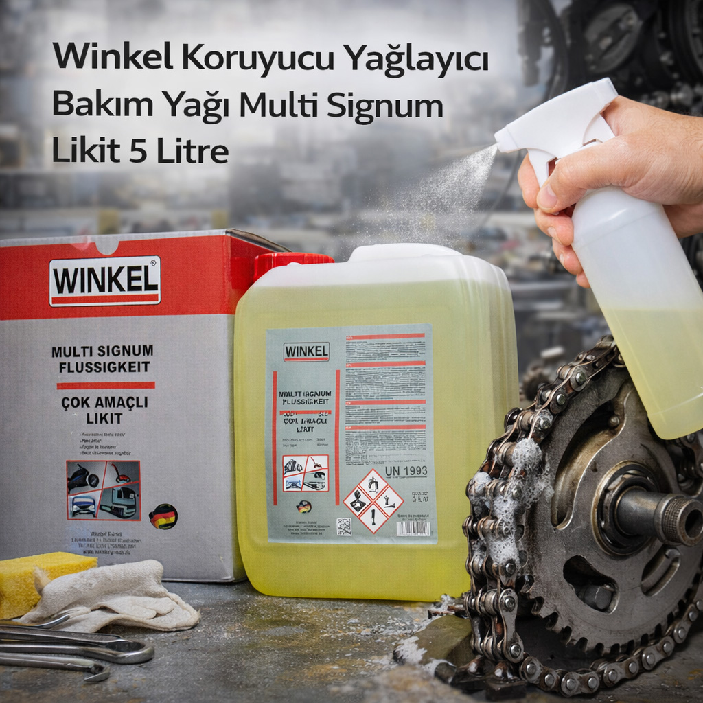 Winkel Koruyucu Ya�lay�c� Bak�m Ya�� Multi Signum Likit 5 Litre