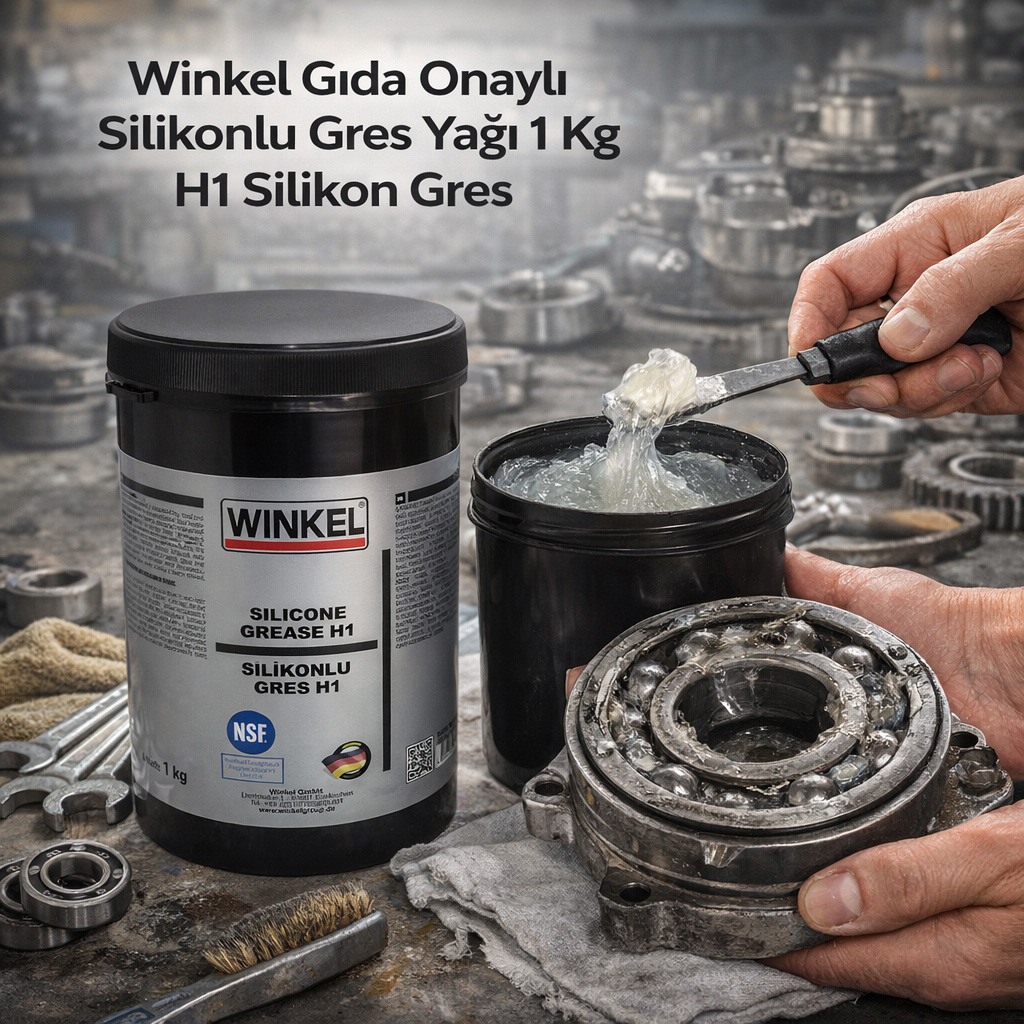 Winkel G�da Onayl� Silikonlu Gres Ya�� 1 Kg H1 Silikon Gres