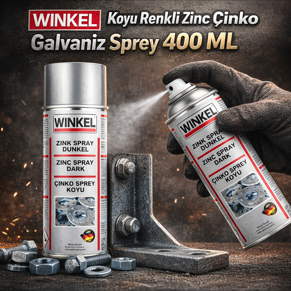 Winkel Koyu Renkli Zinc �inko Galvaniz Sprey 400 ML