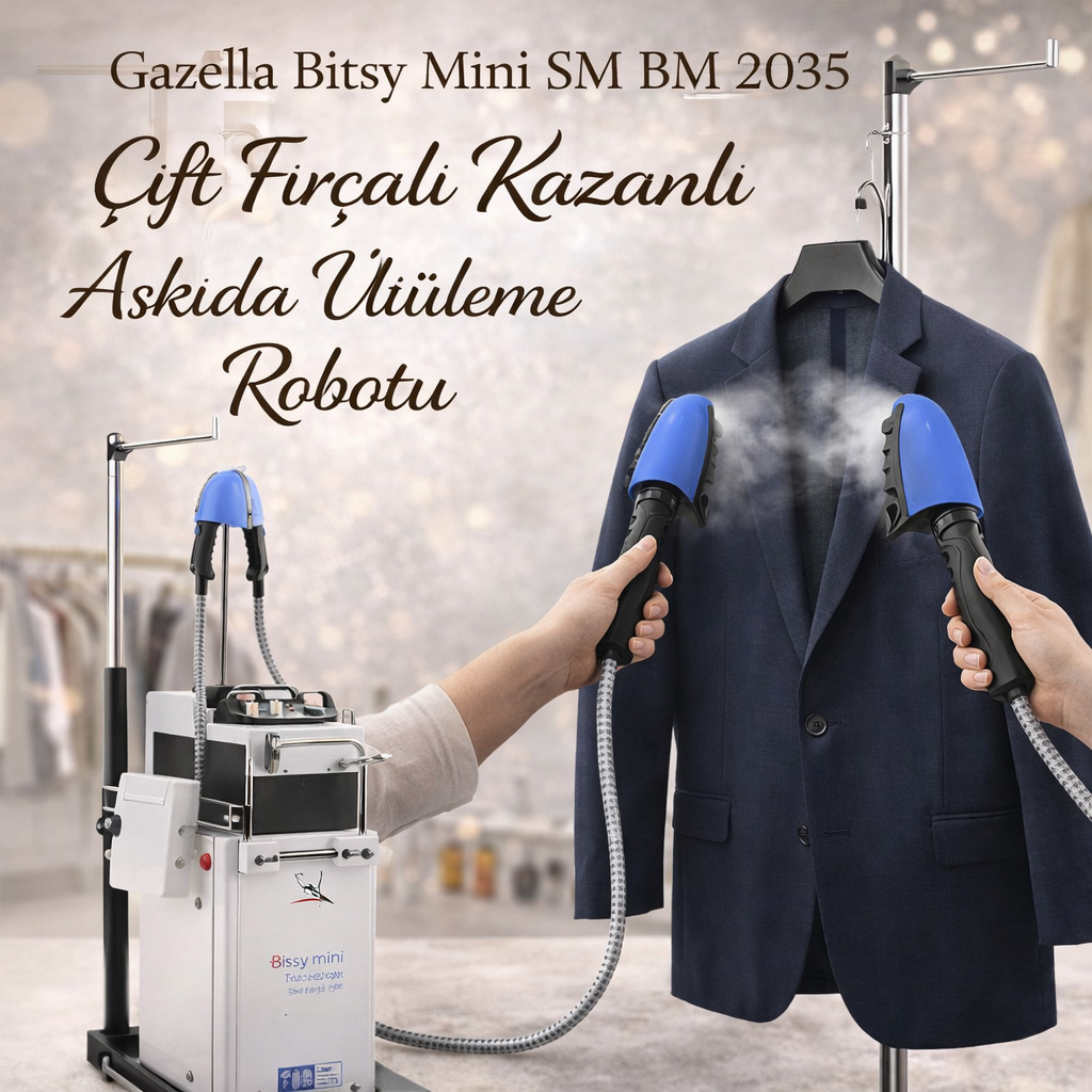 Gazella Bitsy Mini SM BM 2035 �ift F�r�al� Kazanl� Ask�da �t�leme Robotu