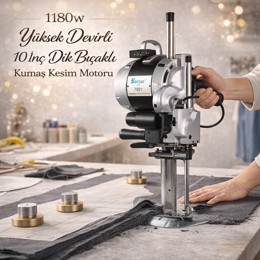 1180w Y�ksek Devirli 10�n� Dik B��akl� Kuma� Kesim Motoru