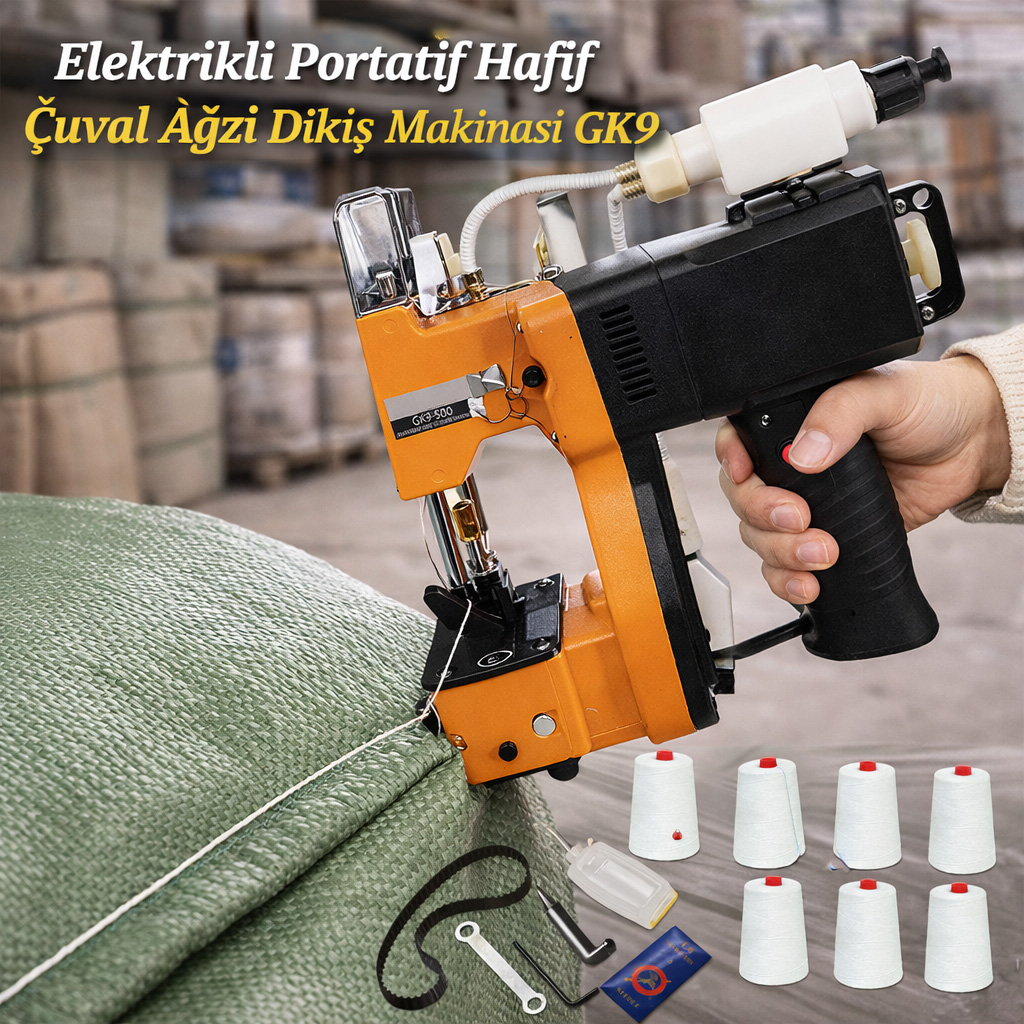 Elektrikli Portatif Hafif �uval A�z� Diki� Makinas� GK9