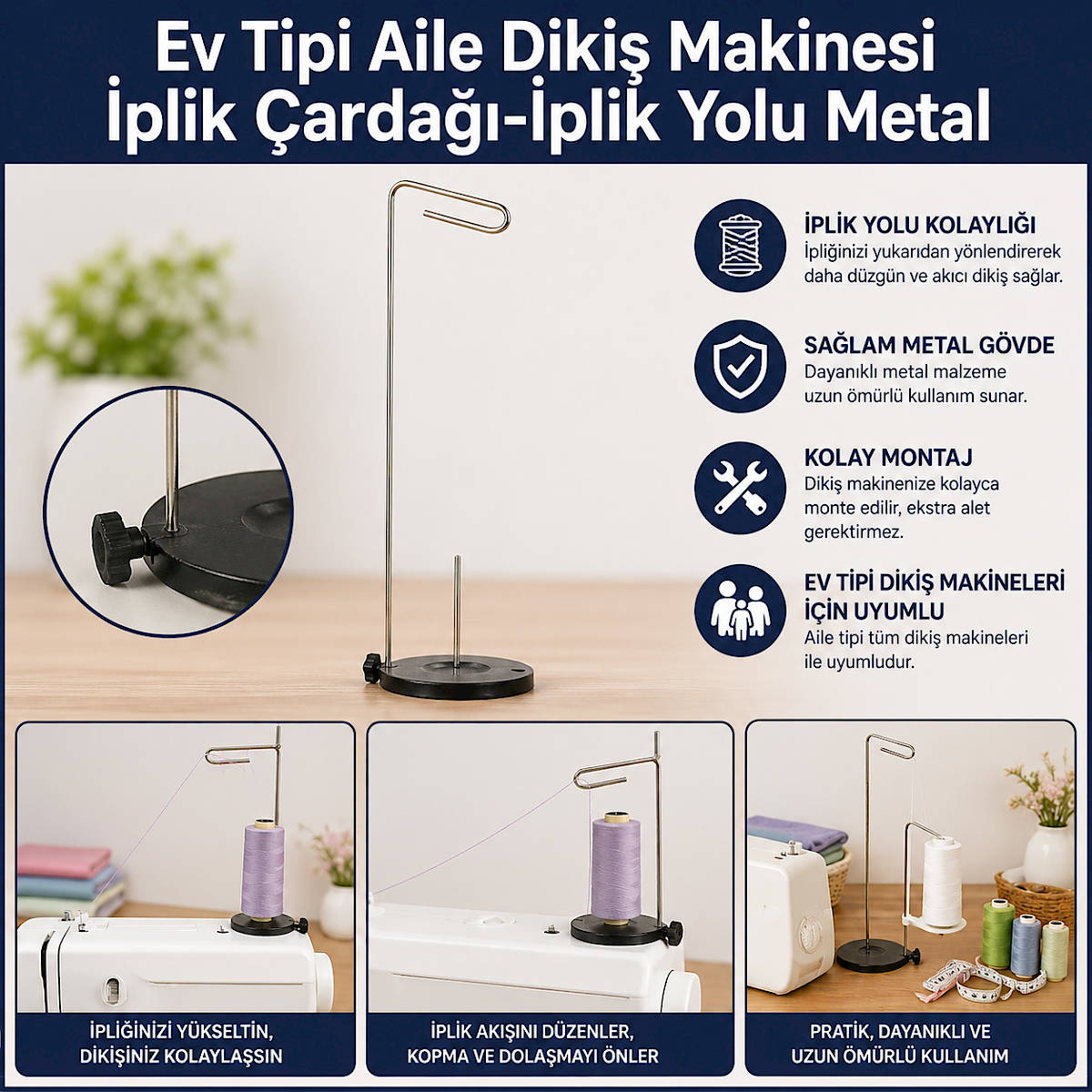 Ev Tipi Aile Diki� Makinesi �plik �arda��-�plik Yolu Metal